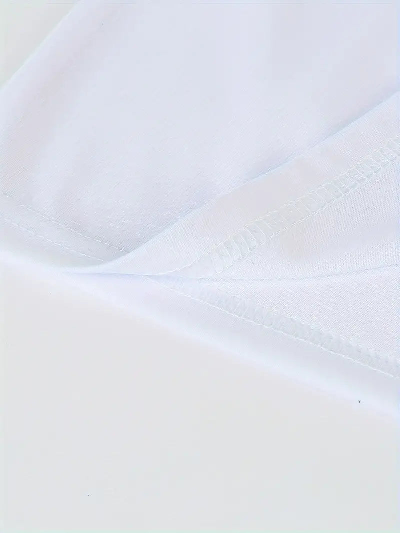 2pcs God Over Everything Print Casual Sports Sweatsuits - Short Sleeve T-shirt & Drawstring Shorts Regular Fit Outfits for Spring Summer