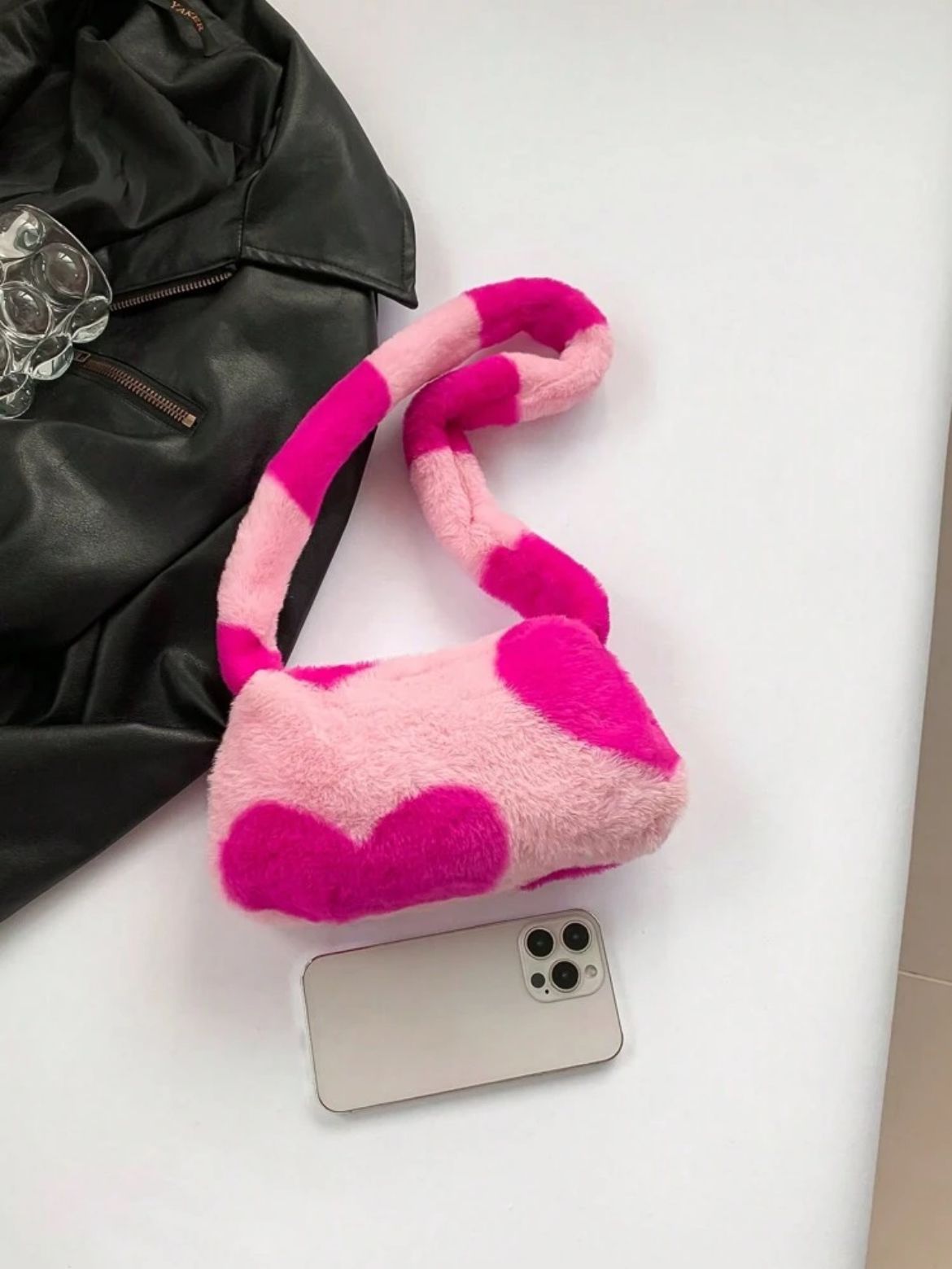 Fuzzy, Soft, Fluffy Bag For Girls, Women, College Students, Rookies & White-Collar Workers For Work, Office, Commute, For Autumn & Winter, Warm Winter, Outdoors