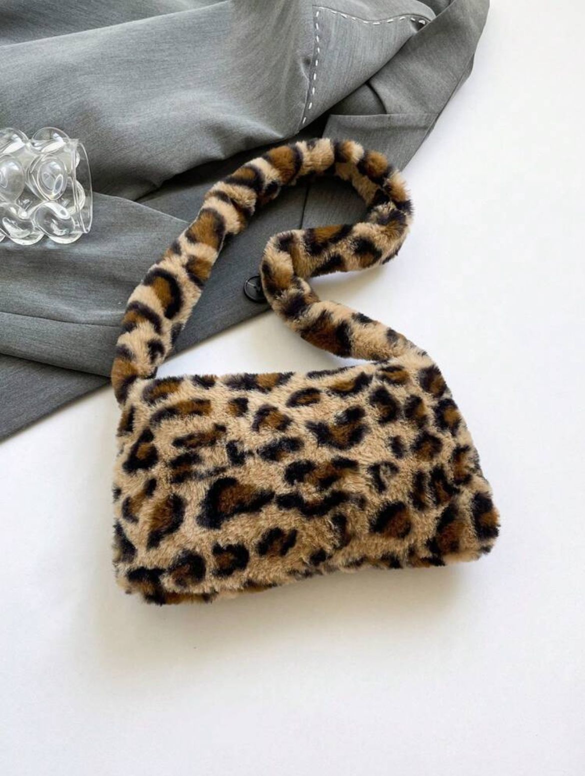 Fuzzy, Soft, Fluffy Bag For Girls, Women, College Students, Rookies & White-Collar Workers For Work, Office, Commute, For Autumn & Winter, Warm Winter, Outdoors